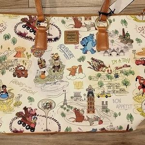 NWT Dooney & Bourke Disney Pixar Maps Tote Bag 2022